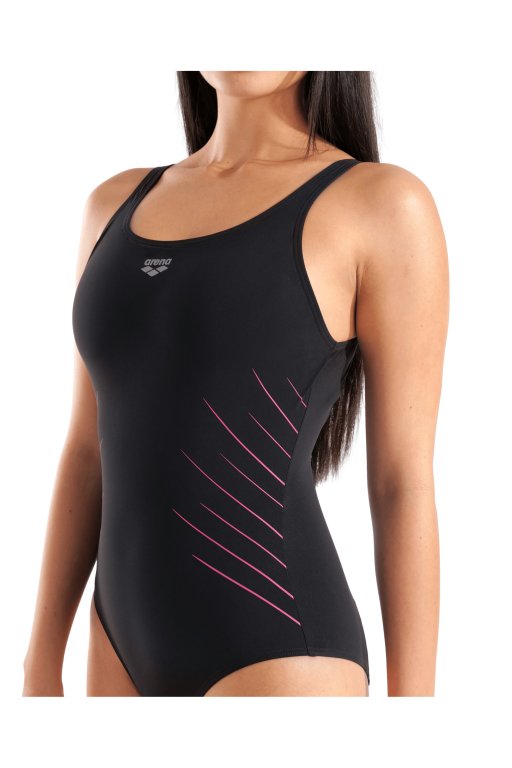 Plavky Arena Shapewear Isa Squared Back W - černá