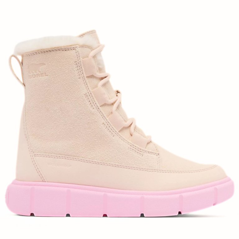 Черевики Sorel Explorer™ III Lace WP J - бежево/рожеві
