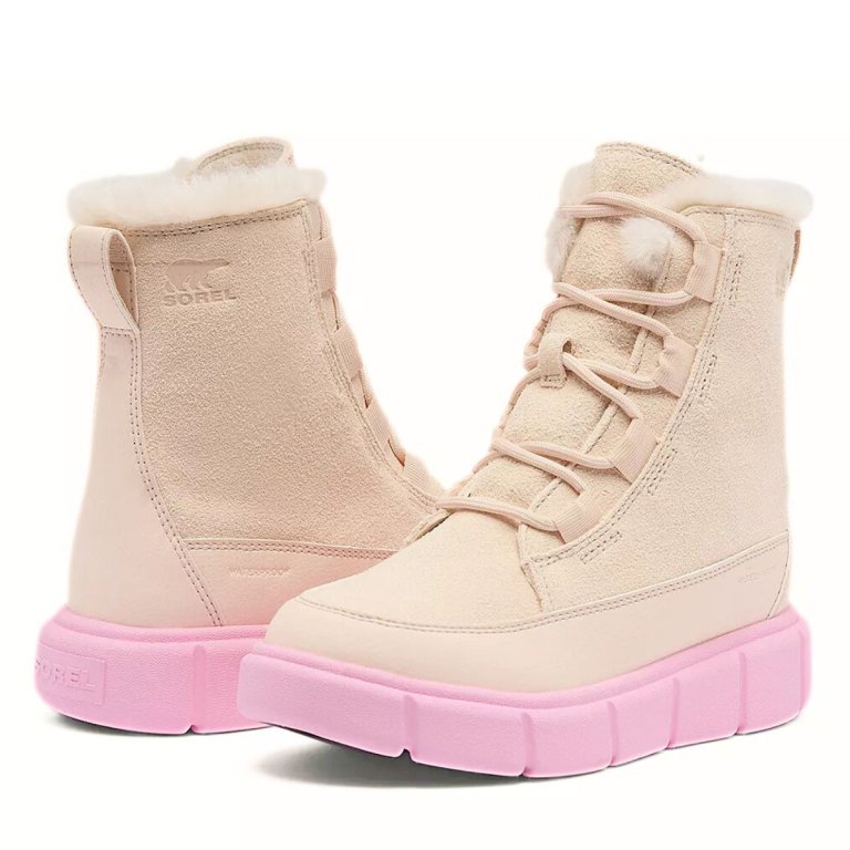 Черевики Sorel Explorer™ III Lace WP J - бежево/рожеві