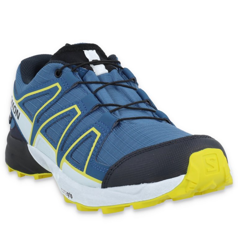Кросівки Salomon Speedcross Wp J - синьо/жовті