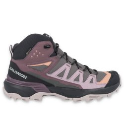 Взуття Salomon X Ultra 360 Mid GTX W - сіре / фіолетове / чорне