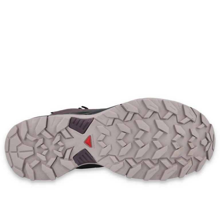 Взуття Salomon X Ultra 360 Mid GTX W - сіре / фіолетове / чорне