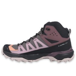 Взуття Salomon X Ultra 360 Mid GTX W - сіре / фіолетове / чорне