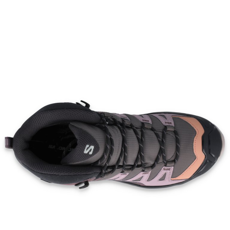 Взуття Salomon X Ultra 360 Mid GTX W - сіре / фіолетове / чорне