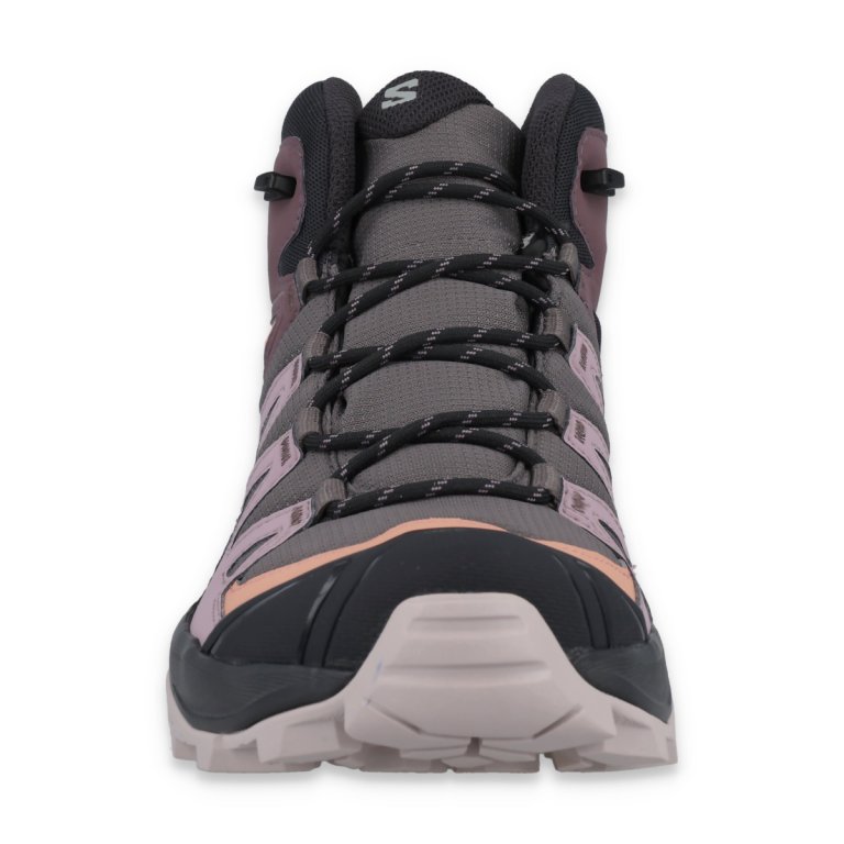 Взуття Salomon X Ultra 360 Mid GTX W - сіре / фіолетове / чорне