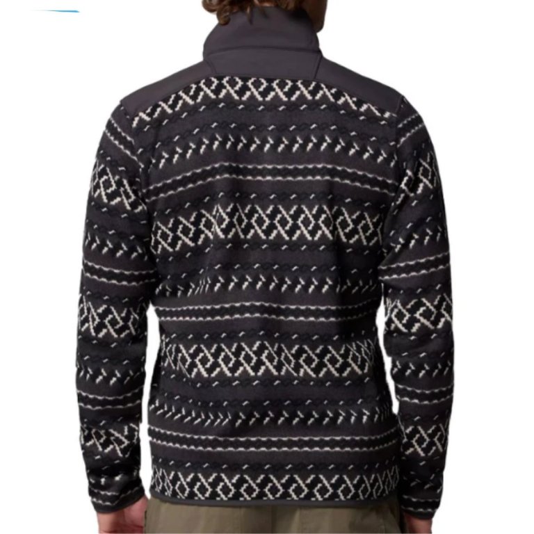 Світшот Columbia Sweater Weather™ Printed Half Zip II M - чорно/білий