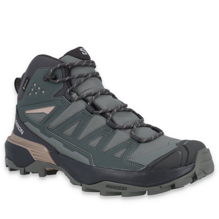 Черевики Salomon X Ultra 360 Mid GTX W - зелено/чорні