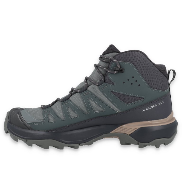 Черевики Salomon X Ultra 360 Mid GTX W - зелено/чорні