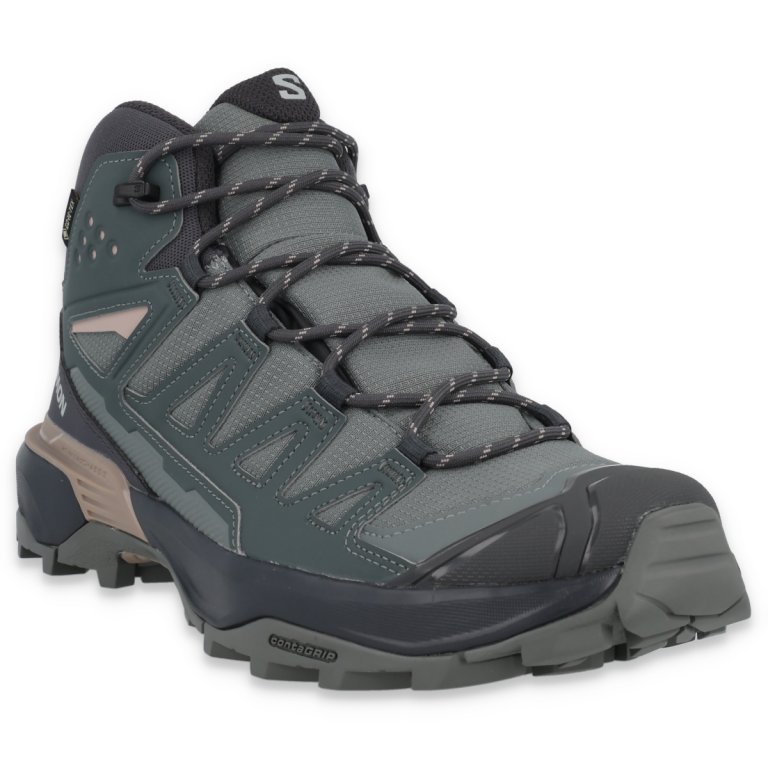 Черевики Salomon X Ultra 360 Mid GTX W - зелено/чорні