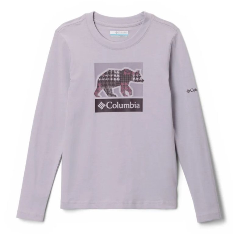 Кофта Columbia Hazeldel Hill™ LS Graphic Tee J - фіолетова