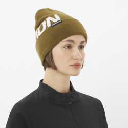 Шапка Salomon Hermitage Beanie - коричнева