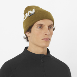 Шапка Salomon Hermitage Beanie - коричнева