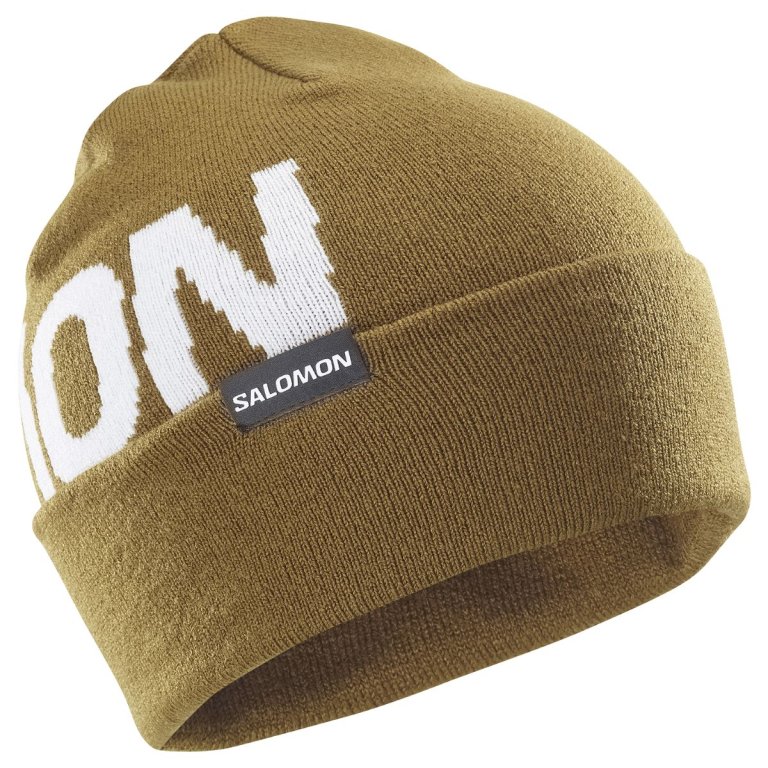 Шапка Salomon Hermitage Beanie - коричнева