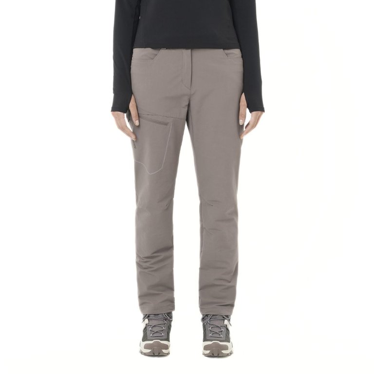 Штани Salomon Wayfarer Warm Pants W - коричневі (стандартна довжина)