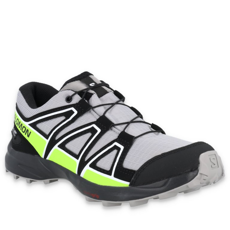 Кросівки Salomon Speedcross WP J - сіро/чорні