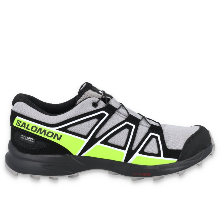 Кросівки Salomon Speedcross WP J - сіро/чорні