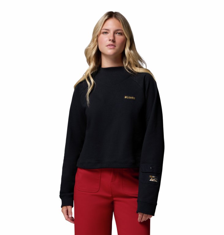 Кофта Columbia High Cascades™ Crop French Terry LS W - чорна