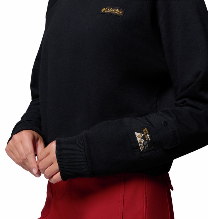 Кофта Columbia High Cascades™ Crop French Terry LS W - чорна