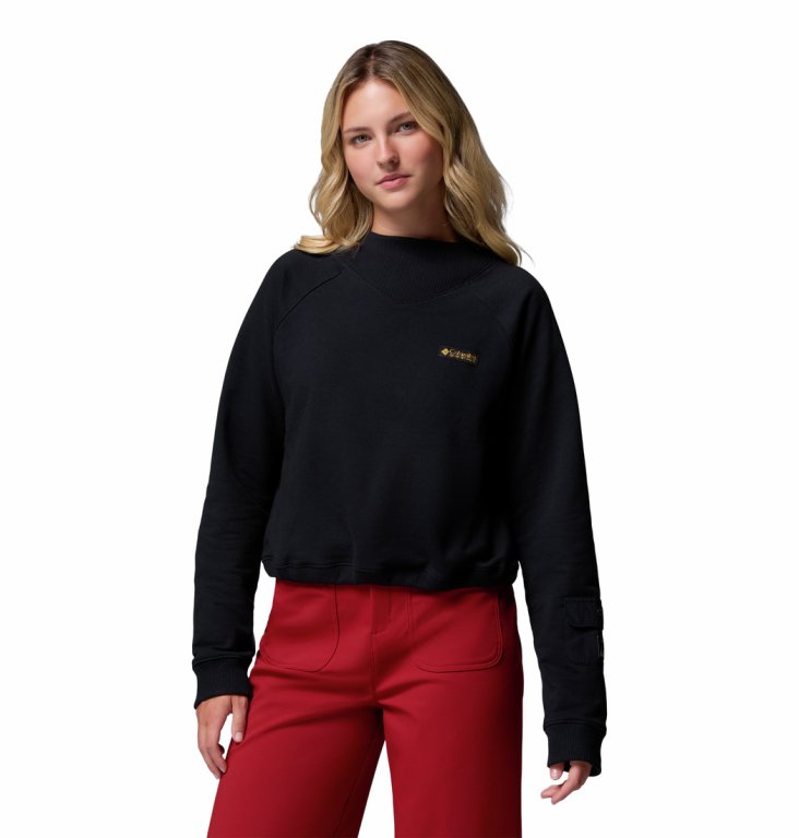 Кофта Columbia High Cascades™ Crop French Terry LS W - чорна