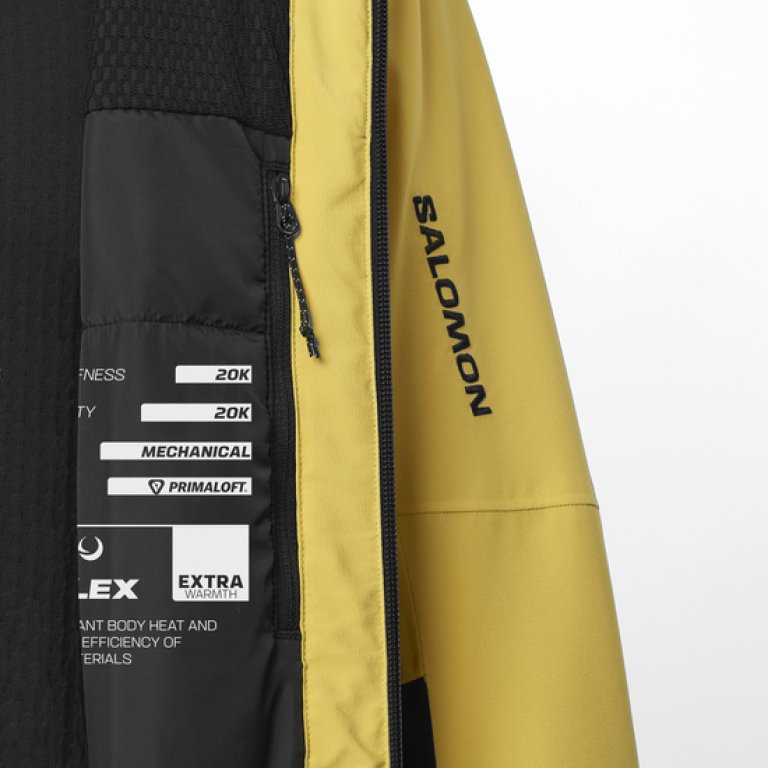 Куртка Salomon Brilliant 2.0 Jacket M - жовто/чорна
