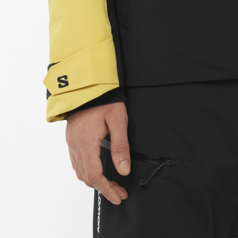 Куртка Salomon Brilliant 2.0 Jacket M - жовто/чорна