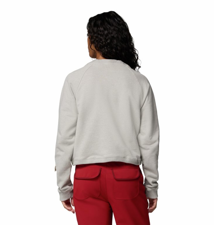 Mikina Columbia High Cascades™ Crop French Terry LS W - šedá