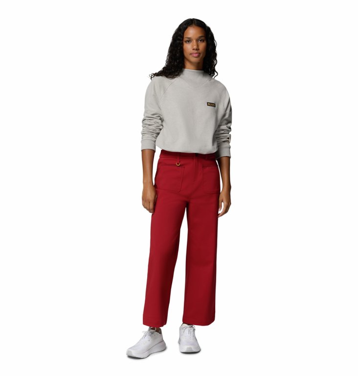Mikina Columbia High Cascades™ Crop French Terry LS W - šedá