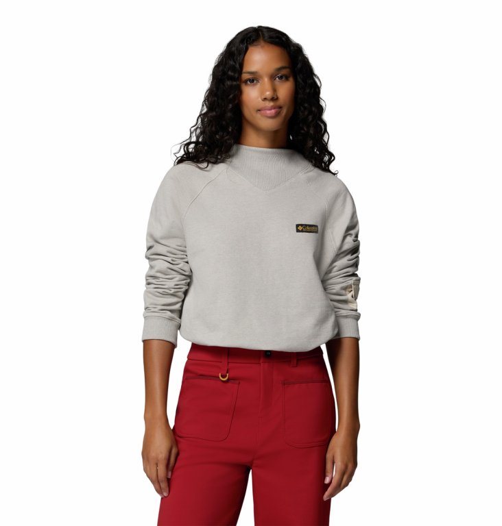 Mikina Columbia High Cascades™ Crop French Terry LS W - šedá