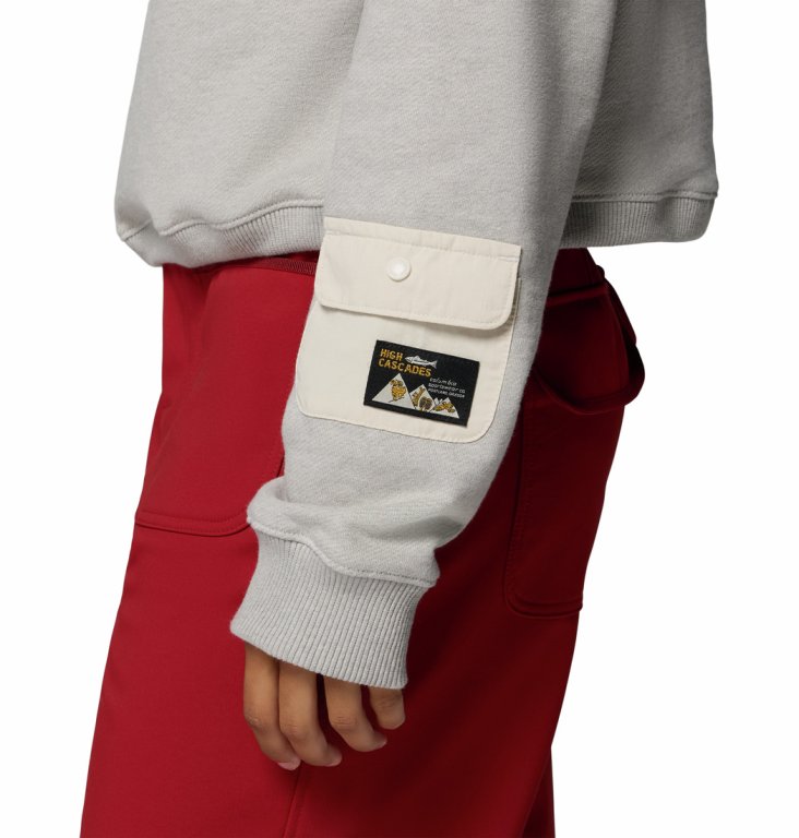 Mikina Columbia High Cascades™ Crop French Terry LS W - šedá