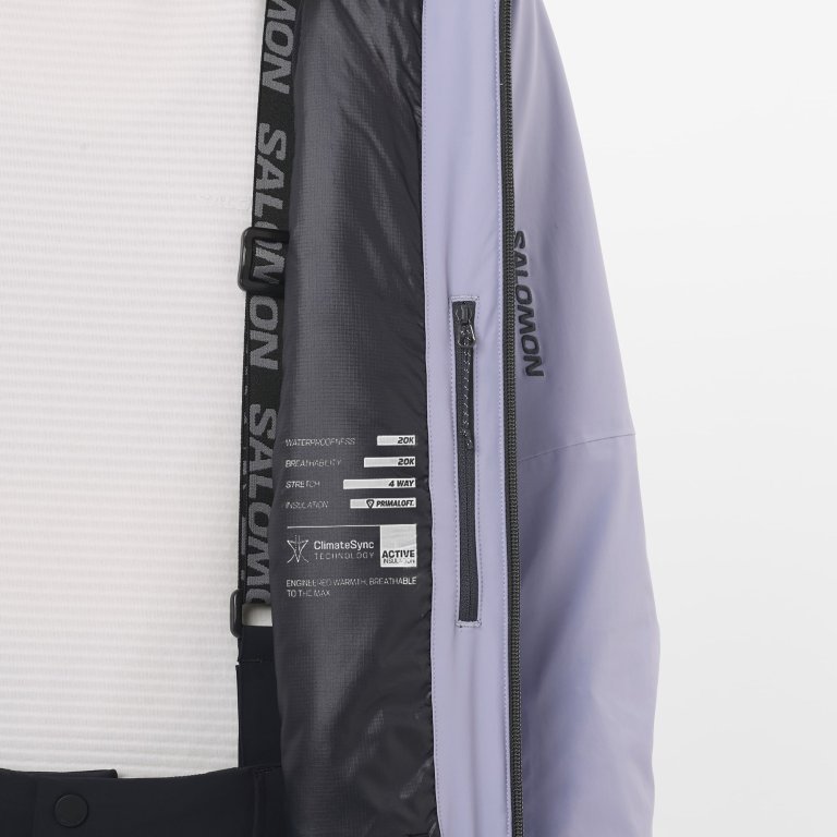 Куртка Salomon Spectral Jacket W - фіолетова