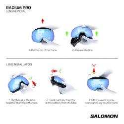 Лижні окуляри Salomon Radium Pro Sigma Goggles - рожеві