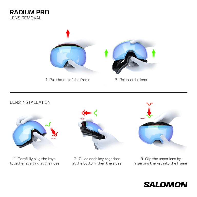 Лижні окуляри Salomon Radium Pro Sigma Goggles - рожеві