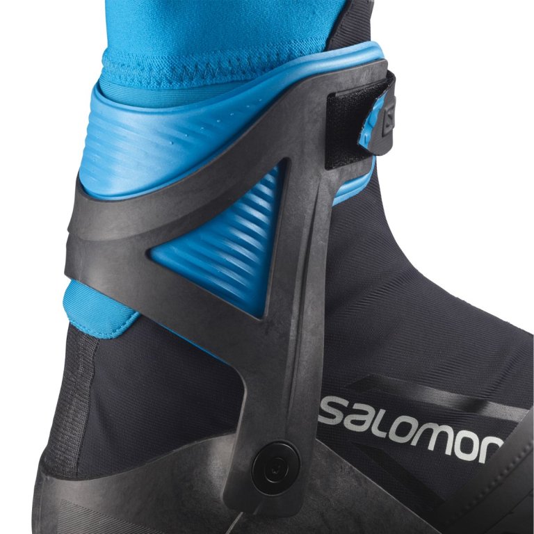 Boty na běžky Salomon S/Max Carbon Skate MV - černá/modrá