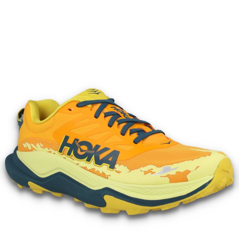Кросівки Hoka Torrent 4 M - оранжево/зелені