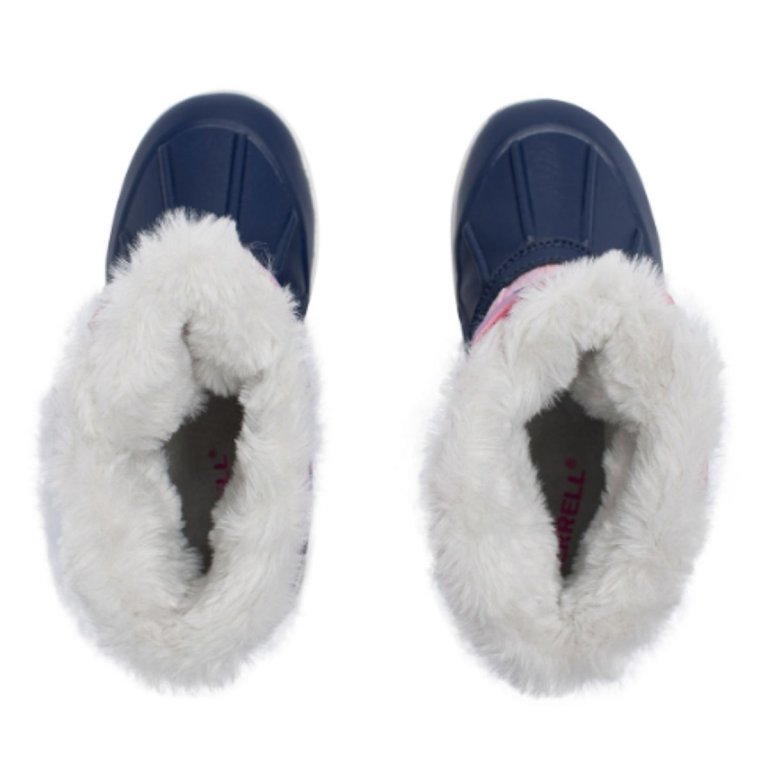 Зимове взуття Merrell MK168434 Snow Bank 5.0 WP J - синьо/рожеве