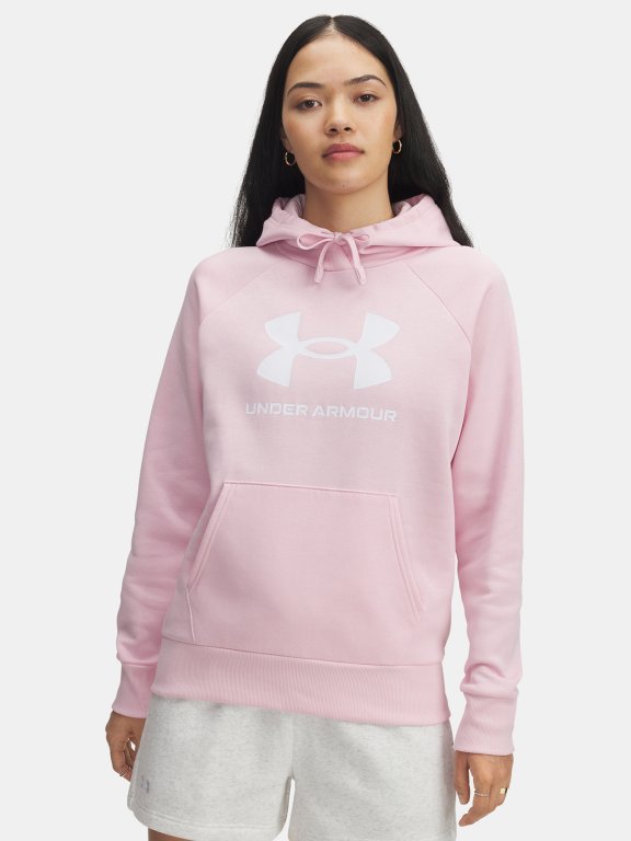 Худі Under Armour Rival Fleece Big Logo HD Wmn Pink