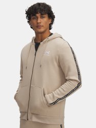 Кофта Under Armour Icon Fleece FZ Taping Man коричнева