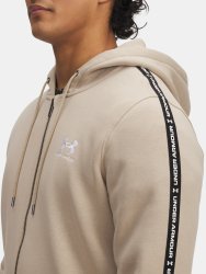 Кофта Under Armour Icon Fleece FZ Taping Man коричнева
