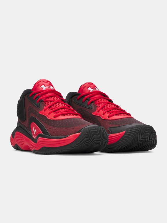 Obuv Under Armour Spawn 7 Mid Uni Red