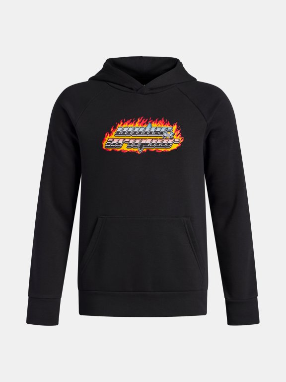 Худі Under Armour Rival Flc Flamin Wdmrk HD Jr Black