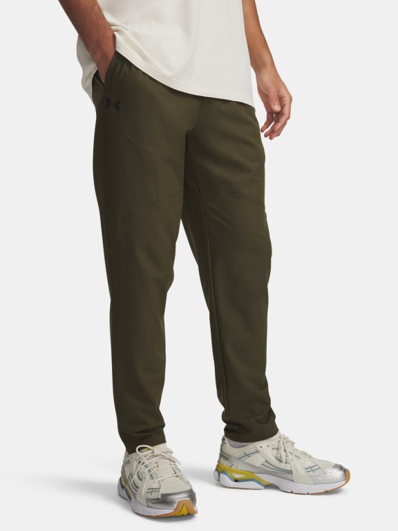 Штани Under Armour Unstoppable Tapered зелені