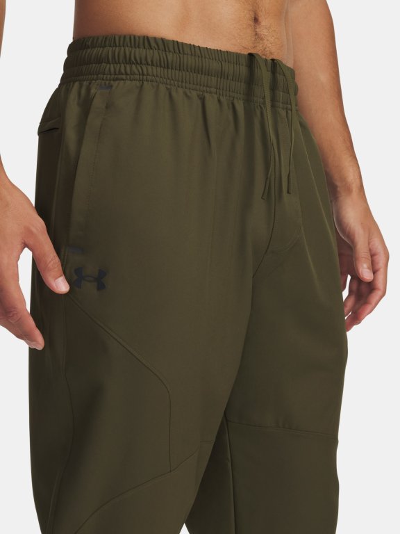 Штани Under Armour Unstoppable Tapered зелені
