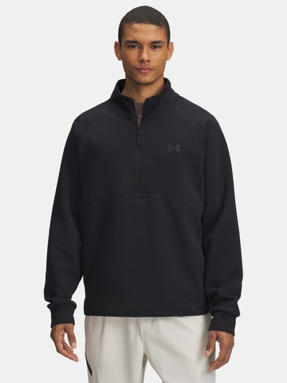 Світшот Under Armour Unstoppable Flc Half Zip чорний