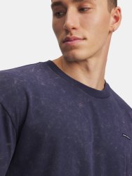 Футболка Under Armour Hw Os Logo Wash Ss Man Blue