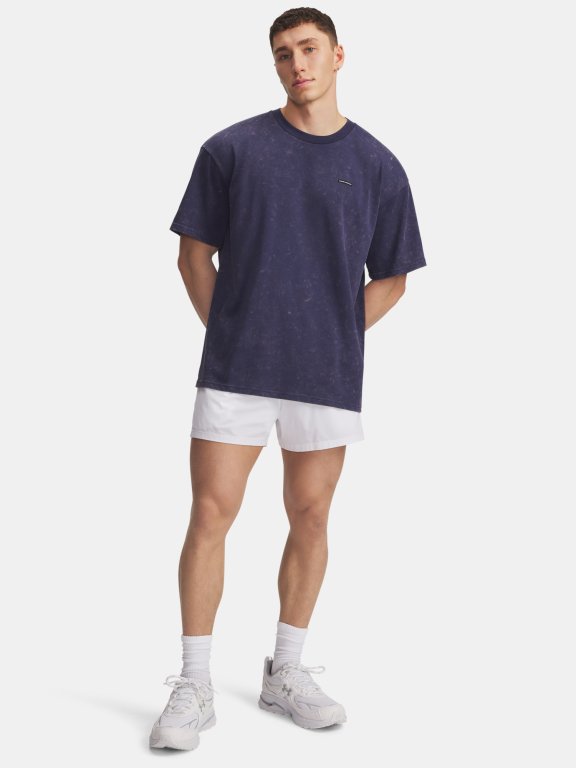 Футболка Under Armour Hw Os Logo Wash Ss Man Blue