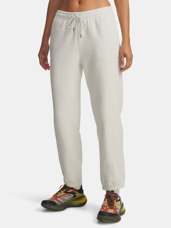Штани Under Armour Icon Terry Jogger Wmn White - білі