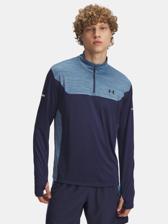 Футболка Under Armour Tech Utility 1/4 Zip синя