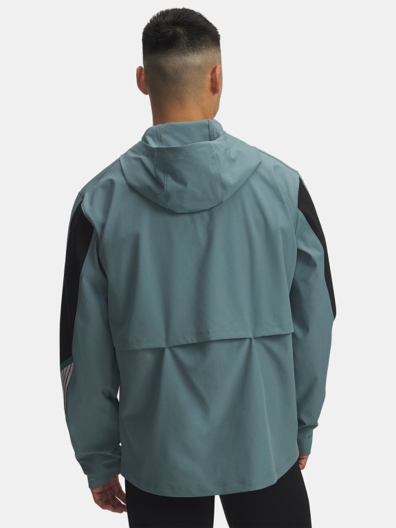 Bunda Under Armour Velociti Storm Hooded Jkt Man Blue