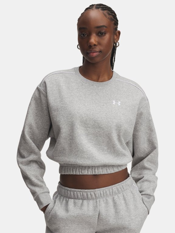Світшот Under Armour Rival Fleece Piped Crew Wmn Grey