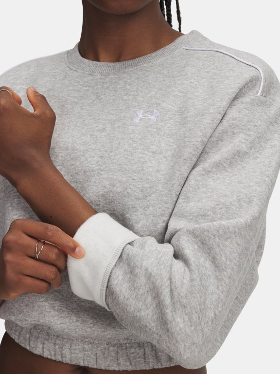 Світшот Under Armour Rival Fleece Piped Crew Wmn Grey